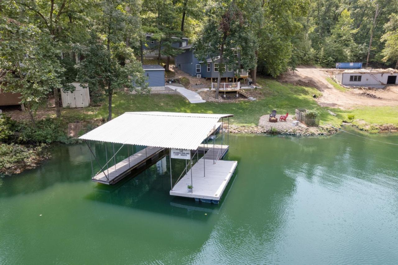 קמדנטון Rock Hollow Retreat, Dock, Firepit מראה חיצוני תמונה