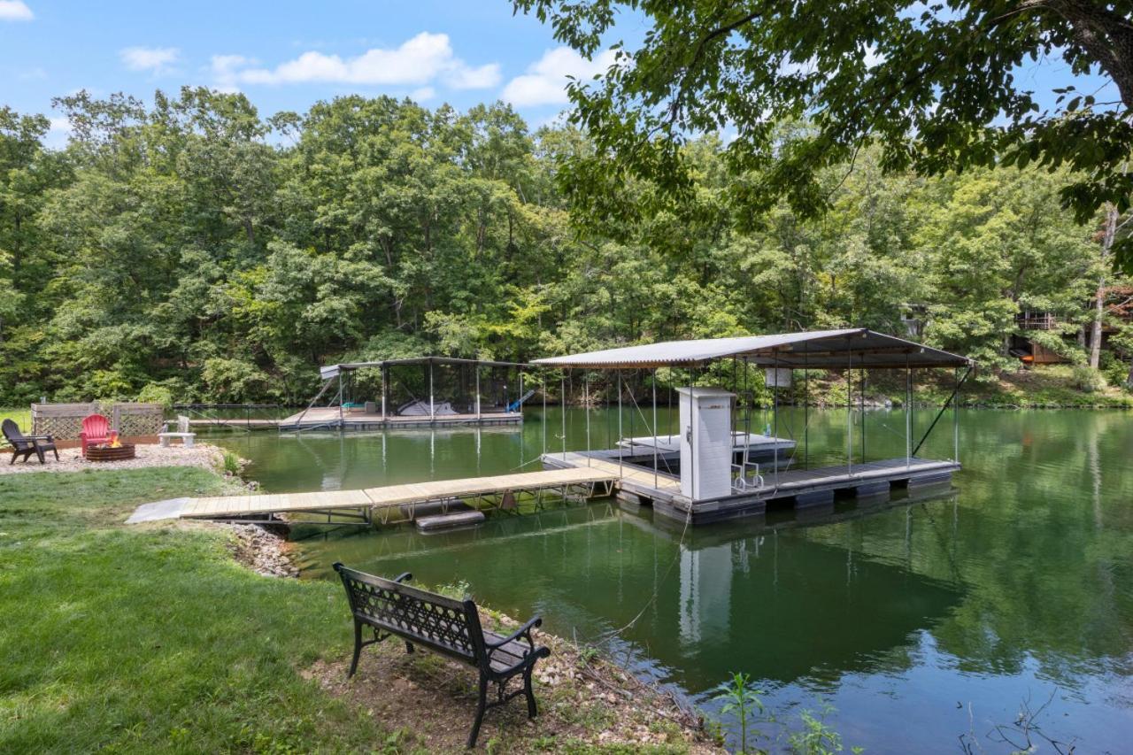 קמדנטון Rock Hollow Retreat, Dock, Firepit מראה חיצוני תמונה