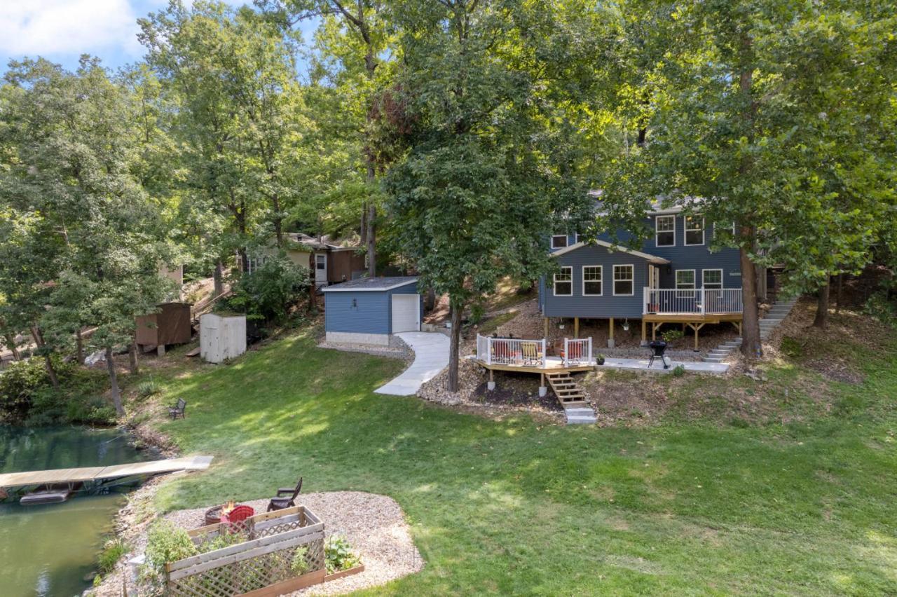 קמדנטון Rock Hollow Retreat, Dock, Firepit מראה חיצוני תמונה